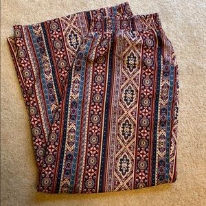 Printed Pants / Size 3XL (Size 20-22)